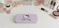 Purple case with Hello Kitty design on a white background